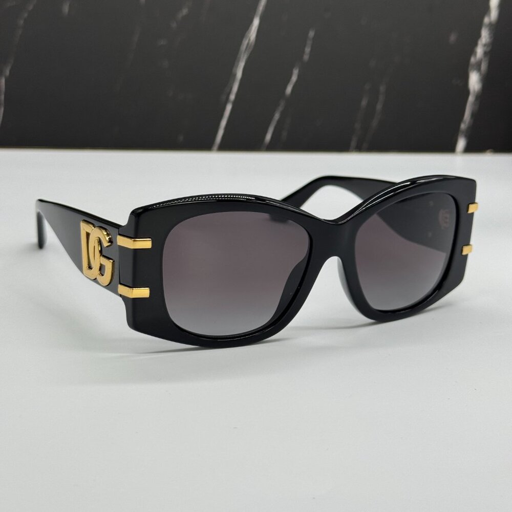 NEW DOLCE&GABBANA DG4501 501/8G BLACK SUNGLASSES DG4501 5018G EYEWEAR